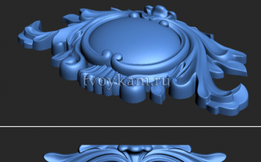 Изготовление 3D модели картуша для станка ЧПУ